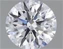 Natural Diamond 0.40 Carats, Round with Excellent Cut, D Color, VS2 Clarity and Certified by GIA