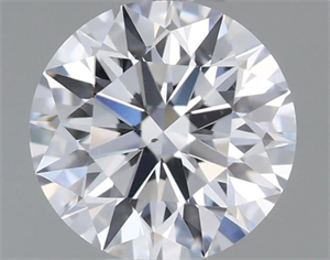 Picture of Natural Diamond 0.40 Carats, Round with Excellent Cut, D Color, VS2 Clarity and Certified by GIA