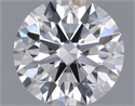 Natural Diamond 0.41 Carats, Round with Excellent Cut, F Color, VS2 Clarity and Certified by GIA