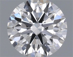 Picture of Natural Diamond 0.41 Carats, Round with Excellent Cut, F Color, VS2 Clarity and Certified by GIA