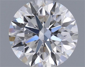 Picture of Natural Diamond 0.41 Carats, Round with Excellent Cut, D Color, SI2 Clarity and Certified by GIA