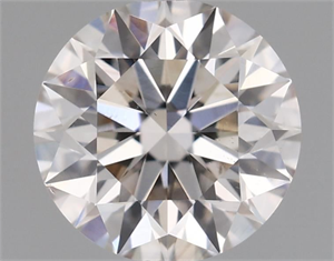 Picture of Natural Diamond 0.55 Carats, Round with Excellent Cut, K Color, VS2 Clarity and Certified by GIA