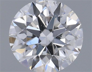 Picture of Natural Diamond 0.40 Carats, Round with Very Good Cut, F Color, SI2 Clarity and Certified by GIA