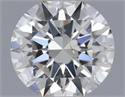 Natural Diamond 0.40 Carats, Round with Excellent Cut, H Color, VS2 Clarity and Certified by IGI