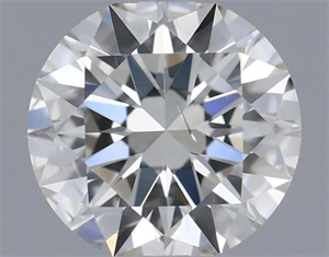 Picture of Natural Diamond 0.40 Carats, Round with Excellent Cut, H Color, VS2 Clarity and Certified by IGI