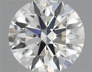 Picture of Natural Diamond 0.41 Carats, Round with Excellent Cut, I Color, VS1 Clarity and Certified by IGI