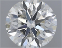 Natural Diamond 0.50 Carats, Round with Excellent Cut, H Color, VS1 Clarity and Certified by IGI