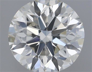 Picture of Natural Diamond 0.50 Carats, Round with Excellent Cut, H Color, VS1 Clarity and Certified by IGI