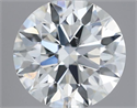 Natural Diamond 0.41 Carats, Round with Excellent Cut, F Color, SI2 Clarity and Certified by GIA