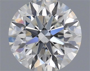 Picture of Natural Diamond 0.45 Carats, Round with Very Good Cut, I Color, VVS1 Clarity and Certified by GIA