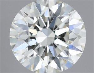 Picture of Natural Diamond 0.49 Carats, Round with Excellent Cut, J Color, SI1 Clarity and Certified by GIA