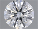 Natural Diamond 0.41 Carats, Round with Excellent Cut, H Color, SI2 Clarity and Certified by GIA