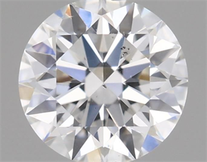 Picture of Natural Diamond 0.45 Carats, Round with Excellent Cut, F Color, SI1 Clarity and Certified by GIA