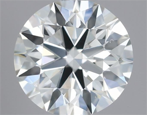 Picture of Natural Diamond 0.44 Carats, Round with Excellent Cut, H Color, VS2 Clarity and Certified by GIA