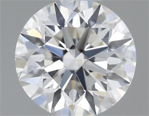 Picture of Natural Diamond 0.43 Carats, Round with Excellent Cut, H Color, VS1 Clarity and Certified by GIA