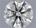 Natural Diamond 0.50 Carats, Round with Excellent Cut, I Color, SI2 Clarity and Certified by IGI