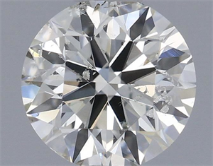 Picture of Natural Diamond 0.50 Carats, Round with Excellent Cut, I Color, SI2 Clarity and Certified by IGI