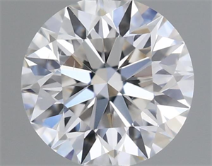 Picture of Natural Diamond 0.41 Carats, Round with Excellent Cut, F Color, SI1 Clarity and Certified by GIA