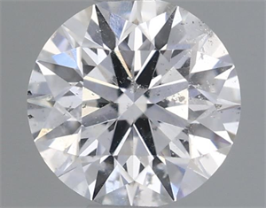 Picture of Natural Diamond 0.40 Carats, Round with Excellent Cut, E Color, SI2 Clarity and Certified by IGI