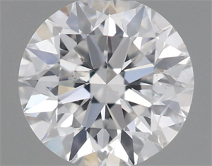 Picture of Natural Diamond 0.51 Carats, Round with Very Good Cut, E Color, SI2 Clarity and Certified by IGI