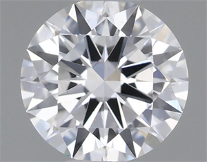 Picture of Natural Diamond 0.40 Carats, Round with Excellent Cut, E Color, VS2 Clarity and Certified by GIA