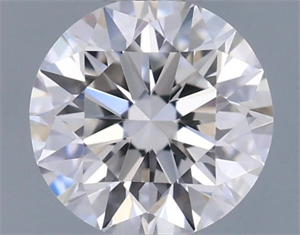 Picture of Natural Diamond 0.40 Carats, Round with Excellent Cut, D Color, VVS2 Clarity and Certified by IGI