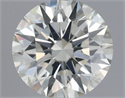 Natural Diamond 0.51 Carats, Round with Excellent Cut, J Color, SI2 Clarity and Certified by IGI