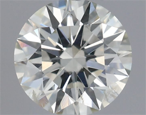 Picture of Natural Diamond 0.51 Carats, Round with Excellent Cut, J Color, SI2 Clarity and Certified by IGI