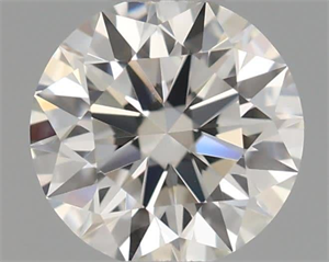 Picture of Natural Diamond 0.40 Carats, Round with Excellent Cut, I Color, VVS2 Clarity and Certified by GIA