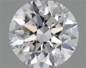 Picture of Natural Diamond 0.40 Carats, Round with Very Good Cut, D Color, VS2 Clarity and Certified by GIA