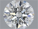 Natural Diamond 0.42 Carats, Round with Excellent Cut, H Color, VS1 Clarity and Certified by GIA