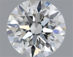 Picture of Natural Diamond 0.42 Carats, Round with Excellent Cut, H Color, VS1 Clarity and Certified by GIA