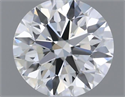 Natural Diamond 0.40 Carats, Round with Very Good Cut, J Color, VS1 Clarity and Certified by GIA