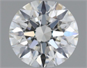 Natural Diamond 0.41 Carats, Round with Excellent Cut, I Color, VVS1 Clarity and Certified by GIA