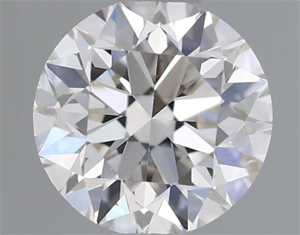 Picture of Natural Diamond 0.50 Carats, Round with Very Good Cut, I Color, SI1 Clarity and Certified by IGI