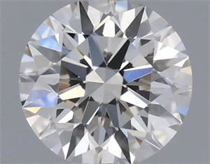 Picture of Natural Diamond 0.50 Carats, Round with Excellent Cut, H Color, VVS2 Clarity and Certified by IGI