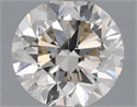 Natural Diamond 0.50 Carats, Round with Very Good Cut, J Color, VS2 Clarity and Certified by IGI