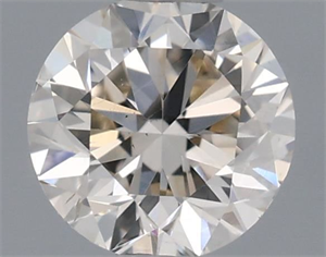 Picture of Natural Diamond 0.50 Carats, Round with Very Good Cut, J Color, VS2 Clarity and Certified by IGI