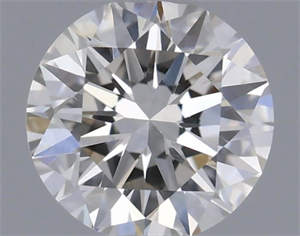 Picture of Natural Diamond 0.55 Carats, Round with Very Good Cut, J Color, VS2 Clarity and Certified by IGI