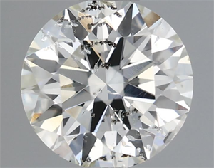 Picture of Natural Diamond 0.60 Carats, Round with Excellent Cut, J Color, SI2 Clarity and Certified by IGI