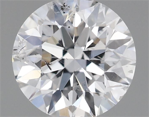 Picture of Natural Diamond 0.51 Carats, Round with Very Good Cut, E Color, SI2 Clarity and Certified by IGI