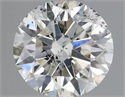 Natural Diamond 0.51 Carats, Round with Excellent Cut, I Color, SI2 Clarity and Certified by IGI