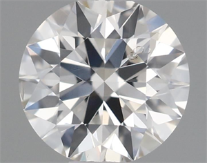 Picture of Natural Diamond 0.50 Carats, Round with Excellent Cut, I Color, SI1 Clarity and Certified by IGI