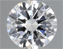 Natural Diamond 0.50 Carats, Round with Very Good Cut, I Color, SI1 Clarity and Certified by IGI