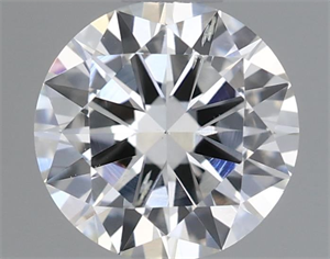 Picture of Natural Diamond 0.50 Carats, Round with Very Good Cut, I Color, SI1 Clarity and Certified by IGI