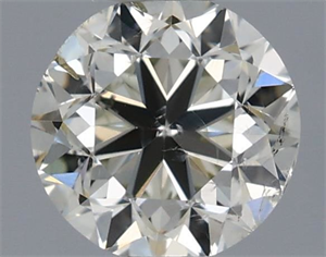 Picture of Natural Diamond 0.50 Carats, Round with Good Cut, J Color, SI2 Clarity and Certified by IGI