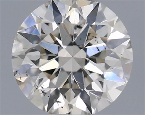 Picture of Natural Diamond 0.41 Carats, Round with Excellent Cut, J Color, SI1 Clarity and Certified by IGI