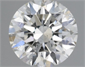 Natural Diamond 0.51 Carats, Round with Excellent Cut, H Color, SI2 Clarity and Certified by IGI