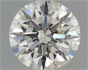 Natural Diamond 0.42 Carats, Round with Excellent Cut, I Color, SI1 Clarity and Certified by GIA