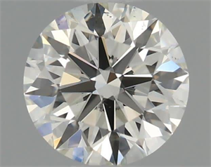 Picture of Natural Diamond 0.50 Carats, Round with Excellent Cut, J Color, VS2 Clarity and Certified by GIA